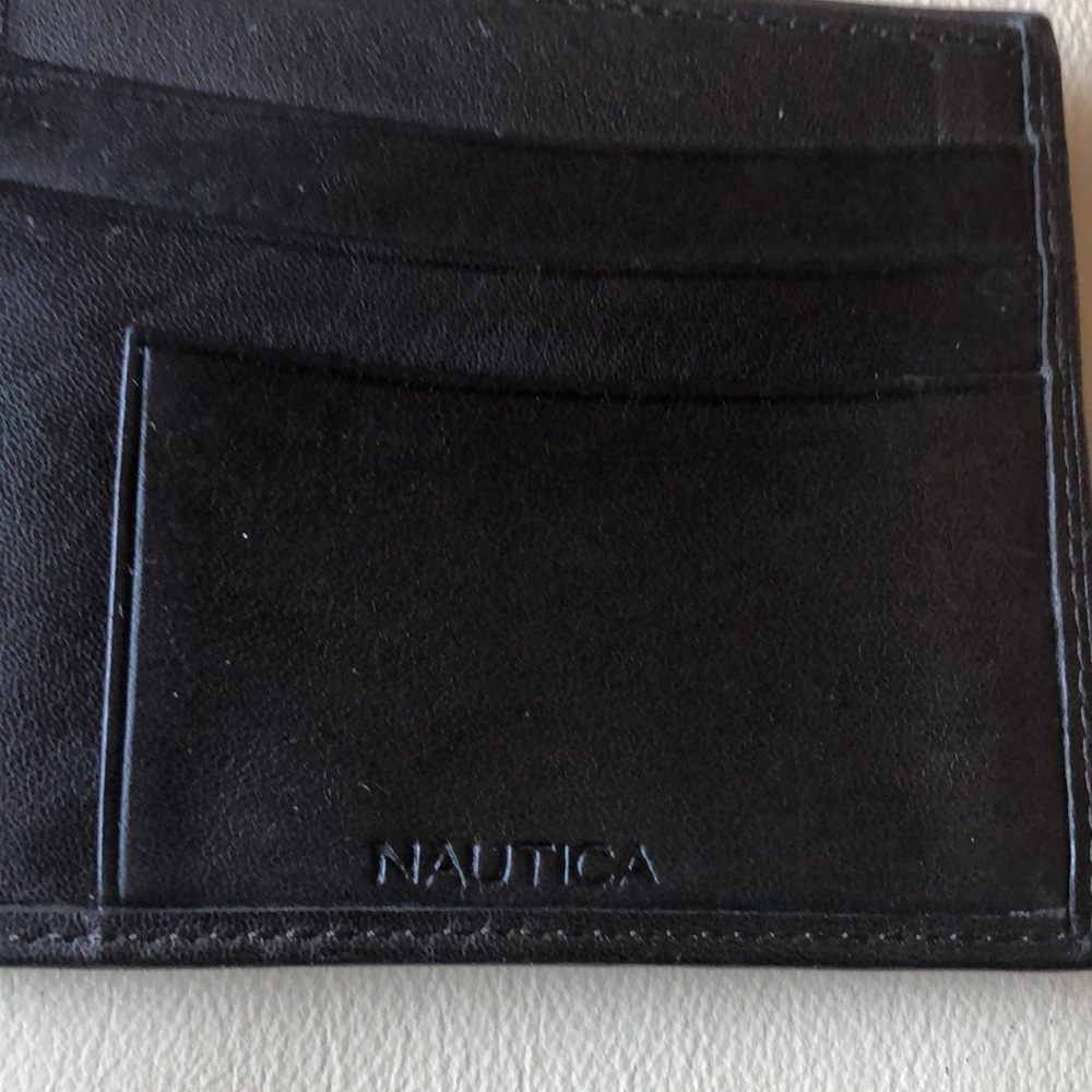 Nautica Black Leather Wallet - Picture 4 of 8